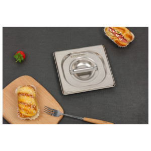 Couvercle GN 1/6 roostevaba teras Dynasteel - Hügieen ja stiil