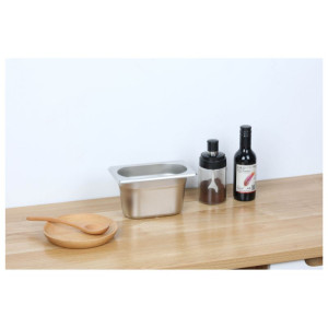 Bac Gastro GN 1/9 Inox - Sügavus 100 mm - 1 L - Dynasteel