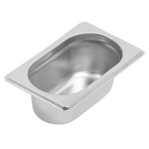 Bac Gastro GN 1/9 Inox - Sügavus 65 mm - 0,6 L