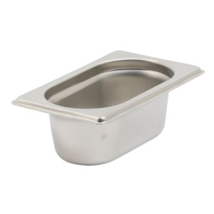 Bac Gastro GN 1/9 Inox - Sügavus 65 mm - 0,6 L