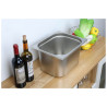 Bac Gastro GN 1/2 Inox - Sügavus 200 mm - 12,5 L - Dynasteel