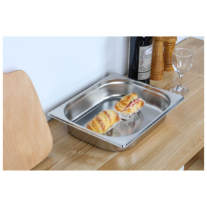 Bac Gastro GN 1/2 Inox - 65 mm - 4 L - Cuisine Pro