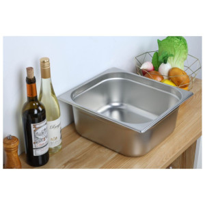 Bac Gastro GN 1/2 Inox - Sügavus 150 mm - 9,5 L - Dynasteel