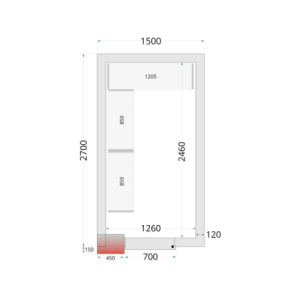 Negatiivne külmkamber TEFCOLD - 1500 x 2700: optimeeritud, tõhus ja modulaarne.