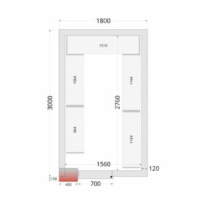 Rayonnriiul külmruumi jaoks 1800 x 3000 | TEFCOLD: Optimeeritud korraldus ja erakordne vastupidavus