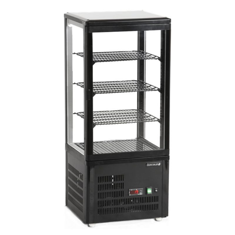 Vitrine Réfrigérée de Comptoir Porte Vitrée Noir - 78 L | TEFCOLD ou Vitrine Réfrigérée de Comptoir Porte Vitrée Noir 78L | TE Vitrine Réfrigérée de Comptoir Porte Vitrée Noir - 78 L | TEFCOLD ou Vitrine Réfrigérée de Comptoir Porte Vitrée Noir 78L | TE