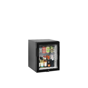 Mini Frigo de Bar TEFCOLD TM35GC - Klaasuksega Must 24L