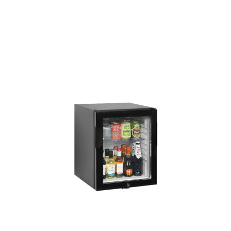 Mini Frigo de Bar TEFCOLD TM35GC - Klaasuksega Must 24L