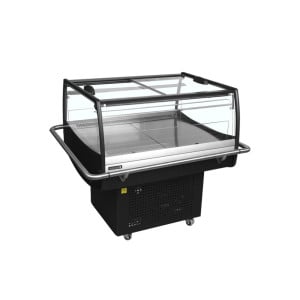 Külmik Klaasist Lükandkaanega - 105 L - TEFCOLD