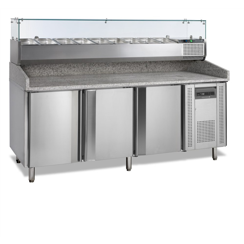 Pizza mööbel GN 1/3 ja GN 1/6 - 3 ust TEFCOLD: jõudlus ja praktilisus professionaalidele Pizza mööbel GN 1/3 ja GN 1/6 - 3 ust TEFCOLD: jõudlus ja praktilisus professionaalidele