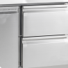 Roostevabast terasest GN 1/1 pitsa lett - 3 täisust TEFCOLD PT1365 | Jahutus 400L, automaatne sulatus | Fourniresto
