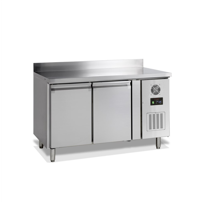 Negative Refrigerated Table 2 Doors with Backsplash - 272 L | TEFCOLD Negative Refrigerated Table 2 Doors with Backsplash - 272 L | TEFCOLD