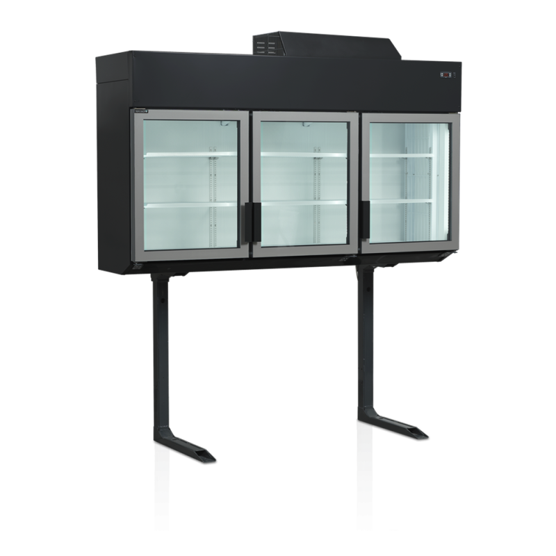 TEFCOLD Black Upright Freezer - Large Capacity 628L - Ideal for Supermarket TEFCOLD Black Upright Freezer - Large Capacity 628L - Ideal for Supermarket