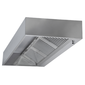 Cubic Hood 1100 with LED and Without Motor - Dynasteel, professional kitchen
