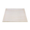 Plateau de Table Carré Pré-percé Vintage Blanc 700 mm Bolero - Kvaliteetne vitspuit