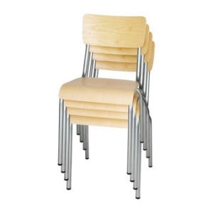 Galvaniseeritud puidust tool - 4-osaline komplekt Bolero