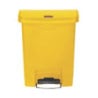 Yellow Bin 30L Rubbermaid - Ultra Durable Front Pedal
