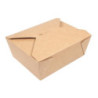 Compostable Cardboard Food Boxes No.3 1800 ml - Pack of 180 - Vegware - Ecological and practical!
