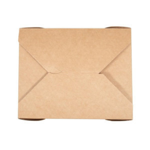 Compostable Cardboard Food Boxes No.3 1800 ml - Pack of 180 - Vegware - Ecological and practical!
