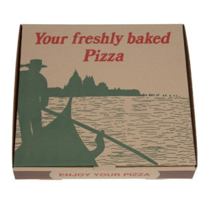 Pakendatud kompostitavad pizzakarbid 311mm - 100 tükki pakendis FourniResto