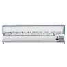 Refrigerated Countertop Display Saladette - 8 x GN 1/3 - Dynasteel