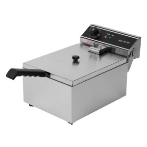 Friteuse Professionnelle 10 L 3000 W Roostevaba teras — Termostaat