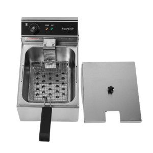 Friteuse Professionnelle 10 L 3000 W Roostevaba teras — Termostaat