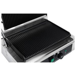 Grill Panini Pro 2200 W Rihveldatud 340x220 mm Roostevaba Teras