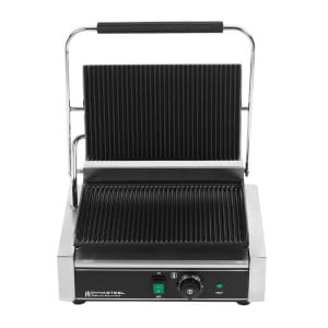 Grill Panini Pro 2200 W Rihveldatud 340x220 mm Roostevaba Teras