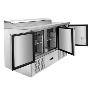Saladette Compacte - 3 Ustega Katuseluugiga - Dynasteel