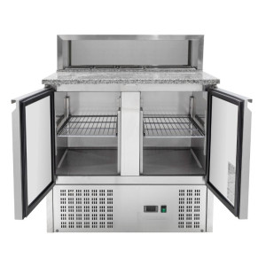 Külmutatud pitsa mööbel - 2 ust - 5 GN 1/6 anumat - Dynasteel