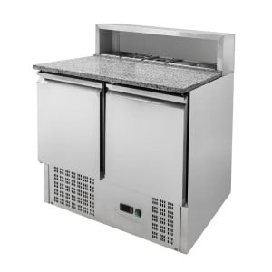 Külmutatud pitsa mööbel - 2 ust - 5 GN 1/6 anumat - Dynasteel