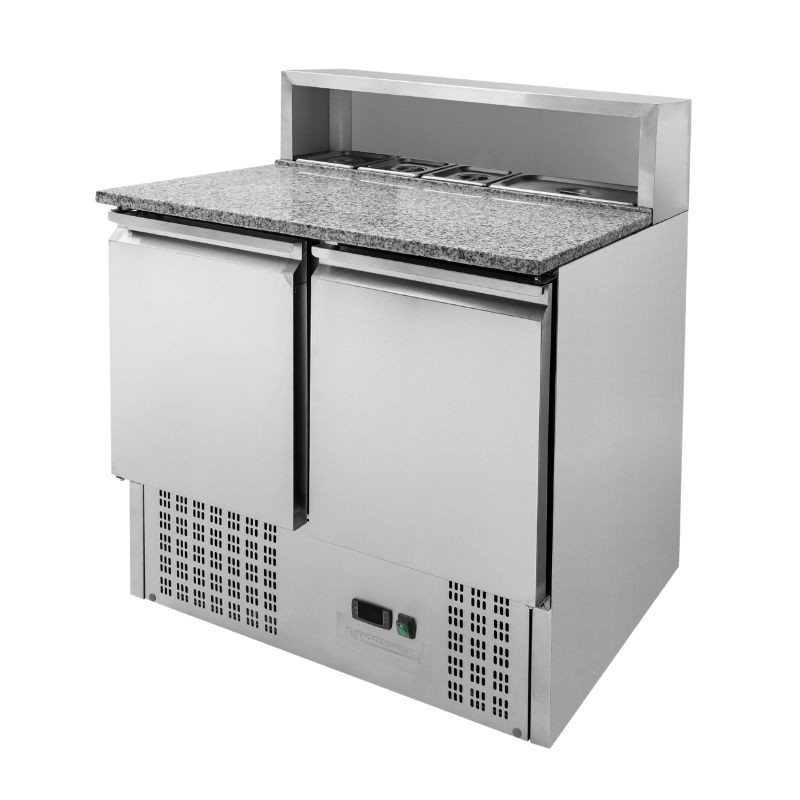 Külmutatud pitsa mööbel - 2 ust - 5 GN 1/6 anumat - Dynasteel