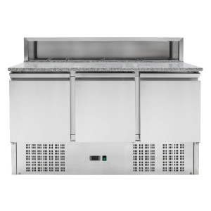 Külmutatud pitsamööbel - 3 ust - 8 GN 1/6 anumat - Dynasteel