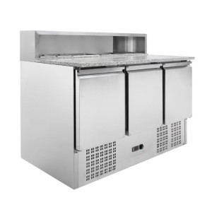 Külmutatud pitsamööbel - 3 ust - 8 GN 1/6 anumat - Dynasteel