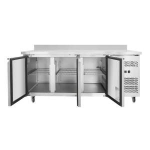 3-ukseline GN1/1 külmlaud - Sügavus 700 koos tagaservaga - Dynasteel