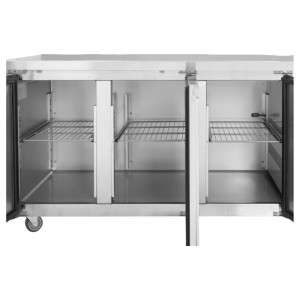 3-ukseline GN1/1 külmlaud - Sügavus 700 koos tagaservaga - Dynasteel