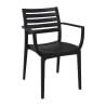 Artemis Siesta black armchairs - Modern design and durability