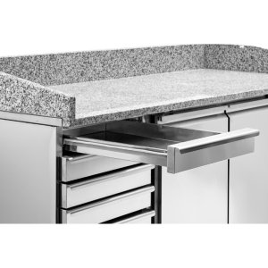 Pitsamööbel - 2 ust ja 7 sahtlit - Dynasteel