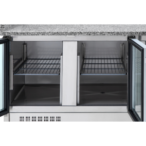 Kompaktne jahutatud pitsamööbel - 3 klaasust - Dynasteel