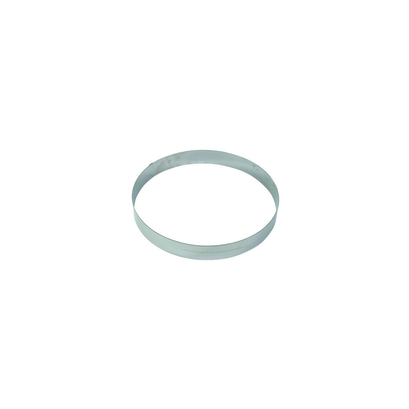 Stainless Steel Mousse Ring Gobel Ø120 mm - Professional Pastry Stainless Steel Mousse Ring Gobel Ø120 mm - Professional Pastry
