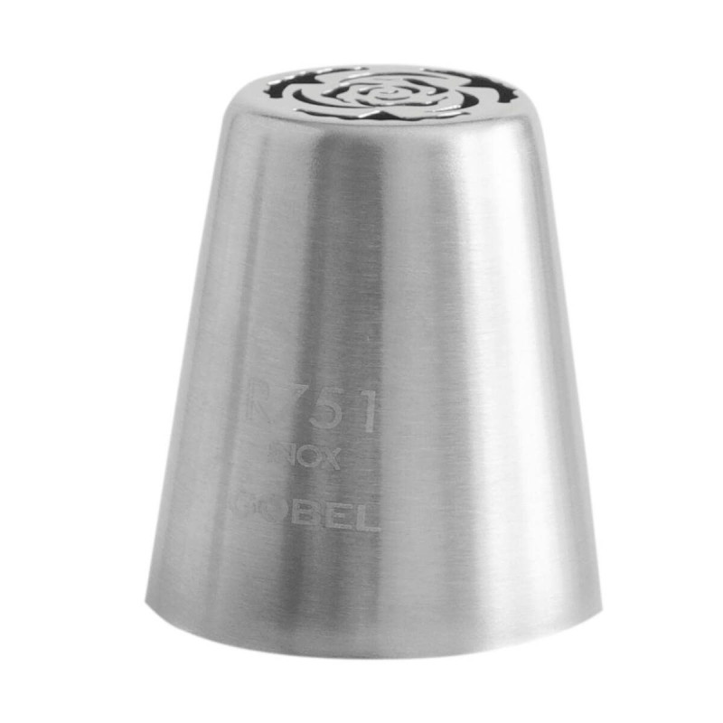 Russian Flower Nozzle Stainless Steel 25mm Gobel - Pastry and Decoration Accessory Pastry School Russian Flower Nozzle Stainless Steel 25mm Gobel - Pastry and Decoration Accessory Pastry School
