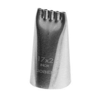 Multijooneline roostevaba terasest otsik 17x2 mm Gobel - Professionaalne kondiitritöö