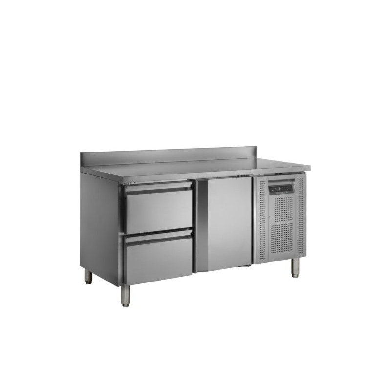 TEFCOLD 282L refrigerated counter stainless steel & GN1/1 drawers TEFCOLD 282L refrigerated counter stainless steel & GN1/1 drawers