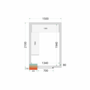 Külmkambri paneel TEFCOLD 1500x2100 mm - Optimaalne isolatsioon tõhusaks säilitamiseks