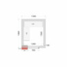 Paneel Külmkambrile 1500x1800x2200 mm TEFCOLD