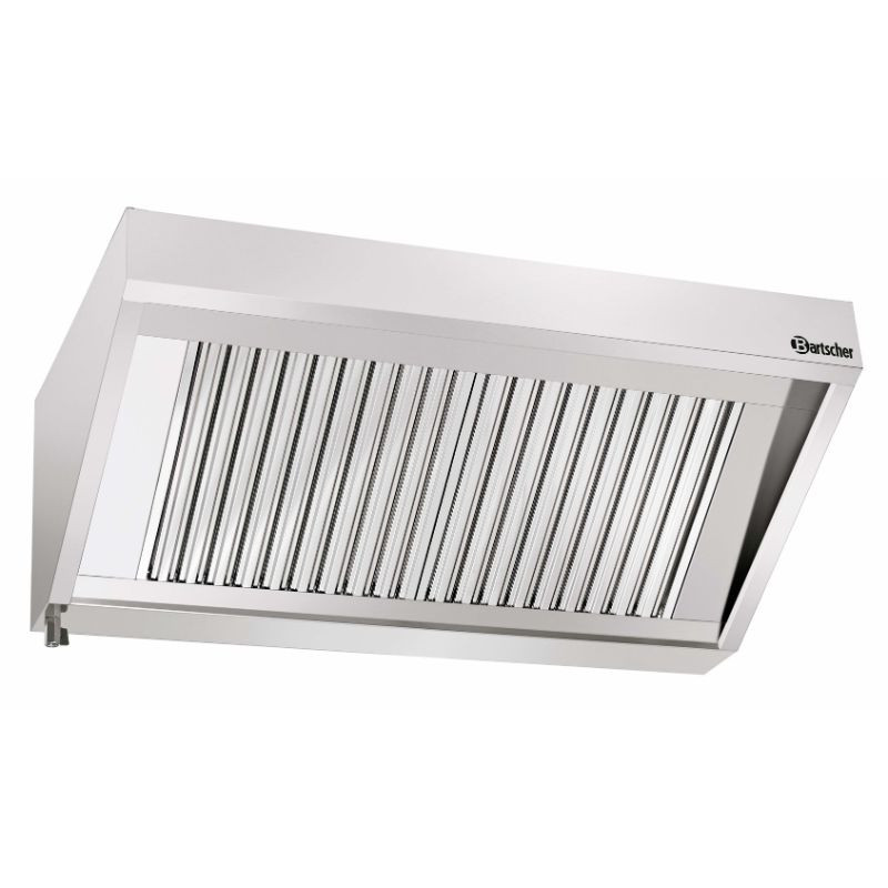 Wall-mounted hood 900 L1400 Bartscher - Stainless steel 18/10 and optimal performance Wall-mounted hood 900 L1400 Bartscher - Stainless steel 18/10 and optimal performance