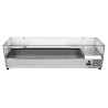 Klaasitud külmsalatilaud - 7 x GN 1/3 - Dynasteel