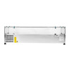 Saladette Jahutatud Klaasitud - 8 x GN 1/3 - Dynasteel
