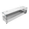 Saladette Jahutatud Klaasitud - 8 x GN 1/3 - Dynasteel